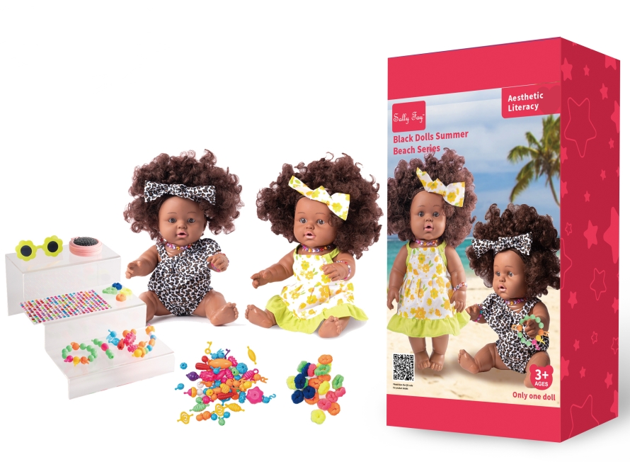 12INCH BLACK DOLLS SUMMER BEACH SERIES