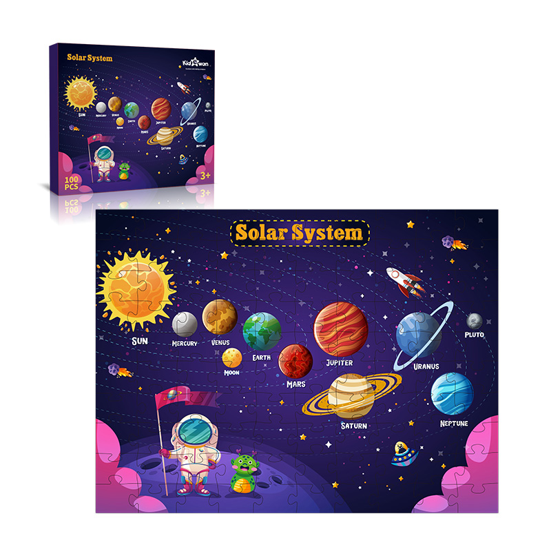 100PCS SOLAR SYSTEM PUZZLE