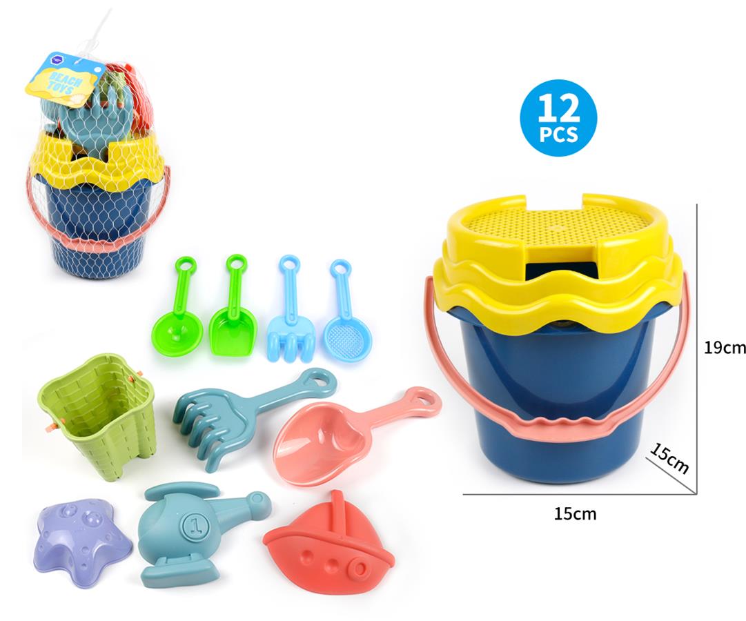 BEACH BUCKET SET 12 PCS