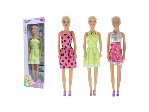 FASHION DOLL, 3 ASSORTMENT, 12PCS/DISPLAY BOX