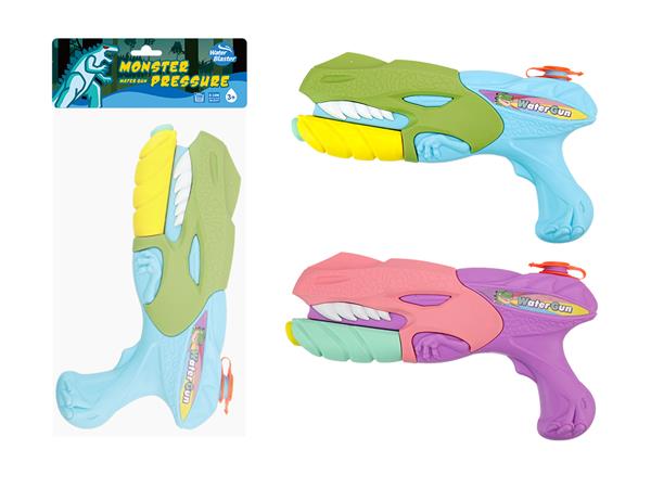PRESSURE WATER GUN  2COLOURS RANGE 8-10M CAPACIT