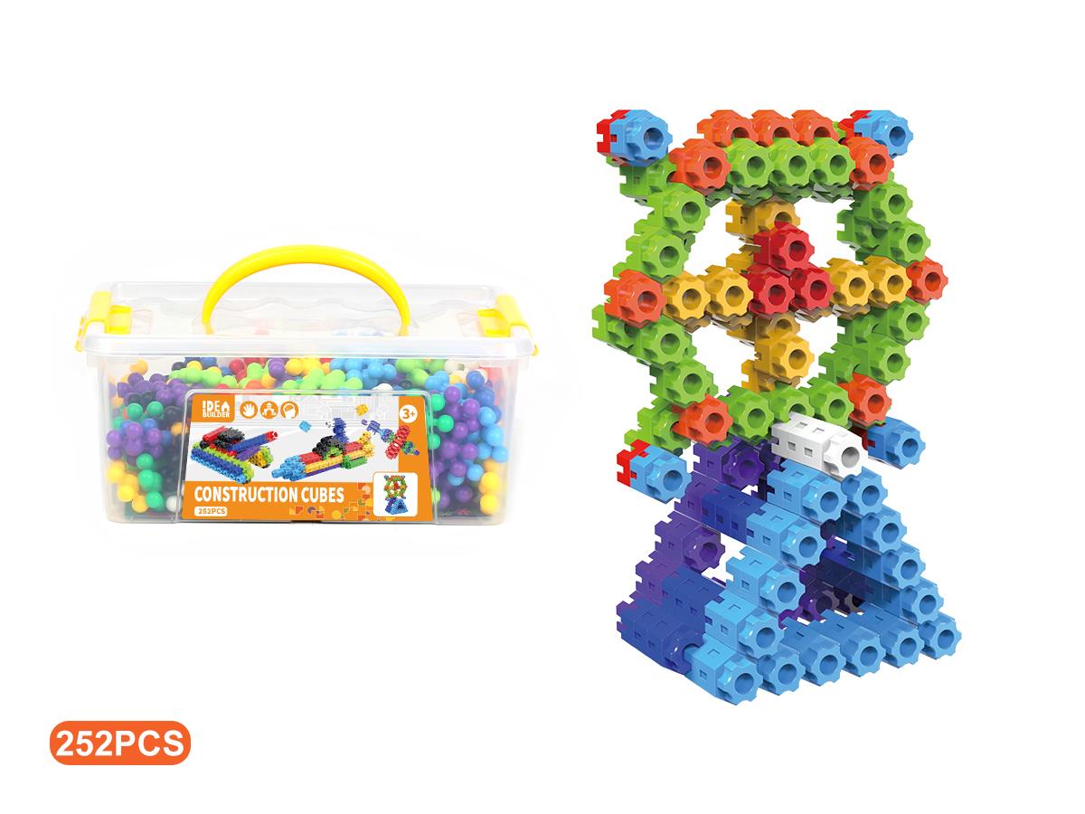SIX-DIMENSIONAL SQUARE BUILDING BLOCKS 252PCS 2